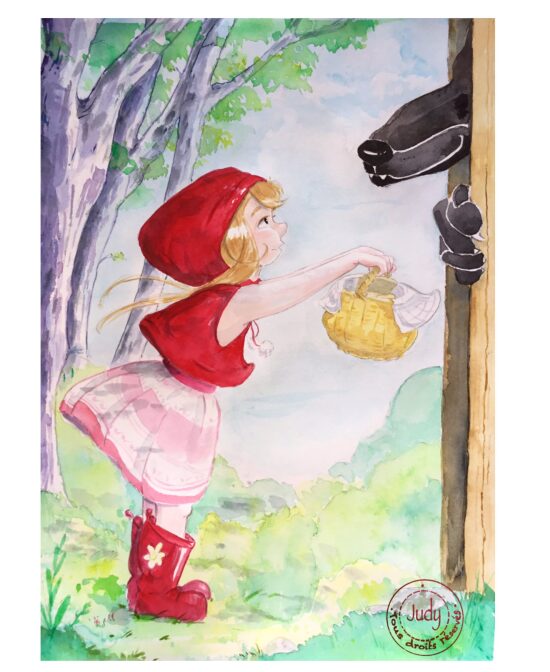 Aquarelle, Le Petit Chaperon Rouge.jpeg