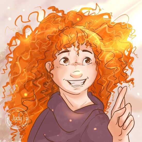 Illustration extraite de l'album "Un soleil sur la tête", éditions Edite-moi