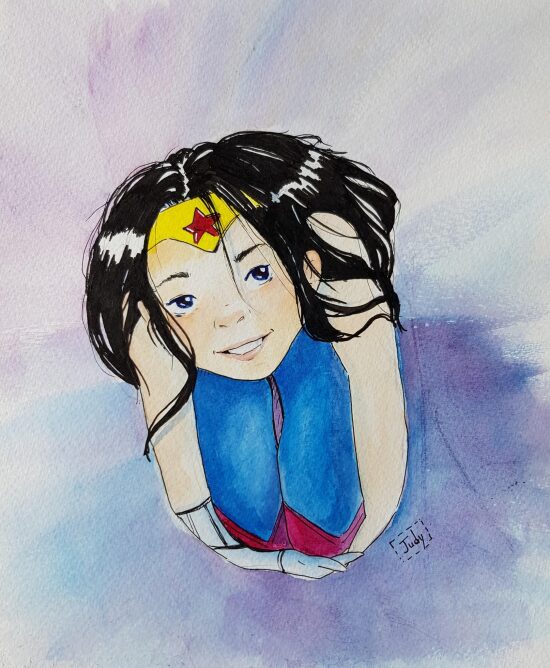 Aquarelle Winsor et Newton sur Cansonjpeg
